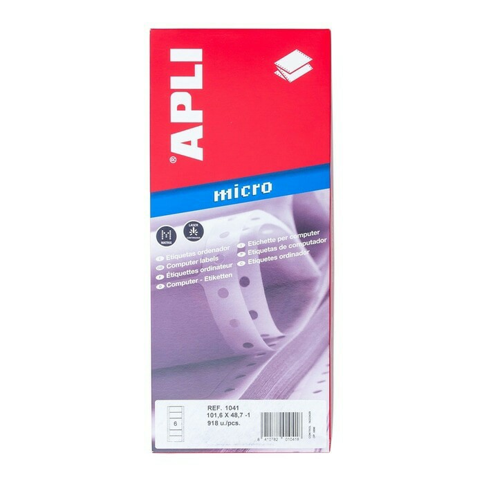 

APLI label continuous form 101,5 x 48,7 mm. 918 pc