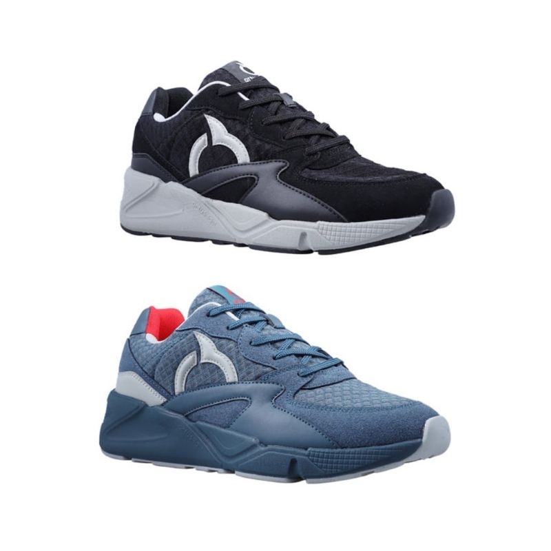 Sepatu Running Ortuseight CENTAURI - Black/Off White & Midnight Blue/Grey/Ortred