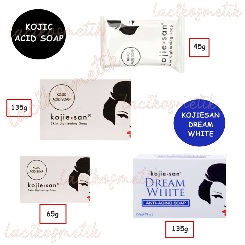 ✨LACIKOSME✨ KOJIESAN SKIN LIGHTENING SOAP DREAM WHITE ANTI AGING - KOJIESAN SOAP