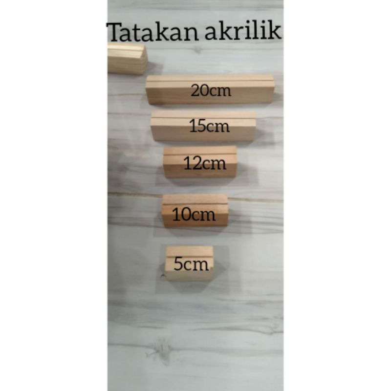 Tatakan Aklirik/ Standing Aklirik 3mm