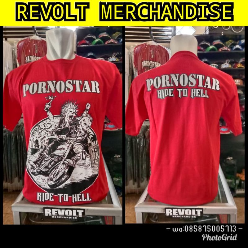 T-shirt PORNOSTAR (RIDE TO HELL)