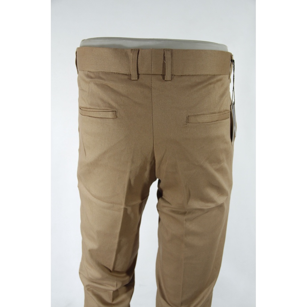 COD Celana Panjang Chino Pria Slimfit Stanley Adams Khaki Polos 100% Original Brand