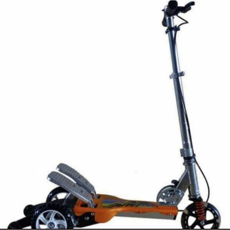 Khusus Gojek/Grab Instan Skuter otoped anak injak pedal RMB by Element SNI sekuter injek bisa gojek dan kirim seindonesia-Yellow