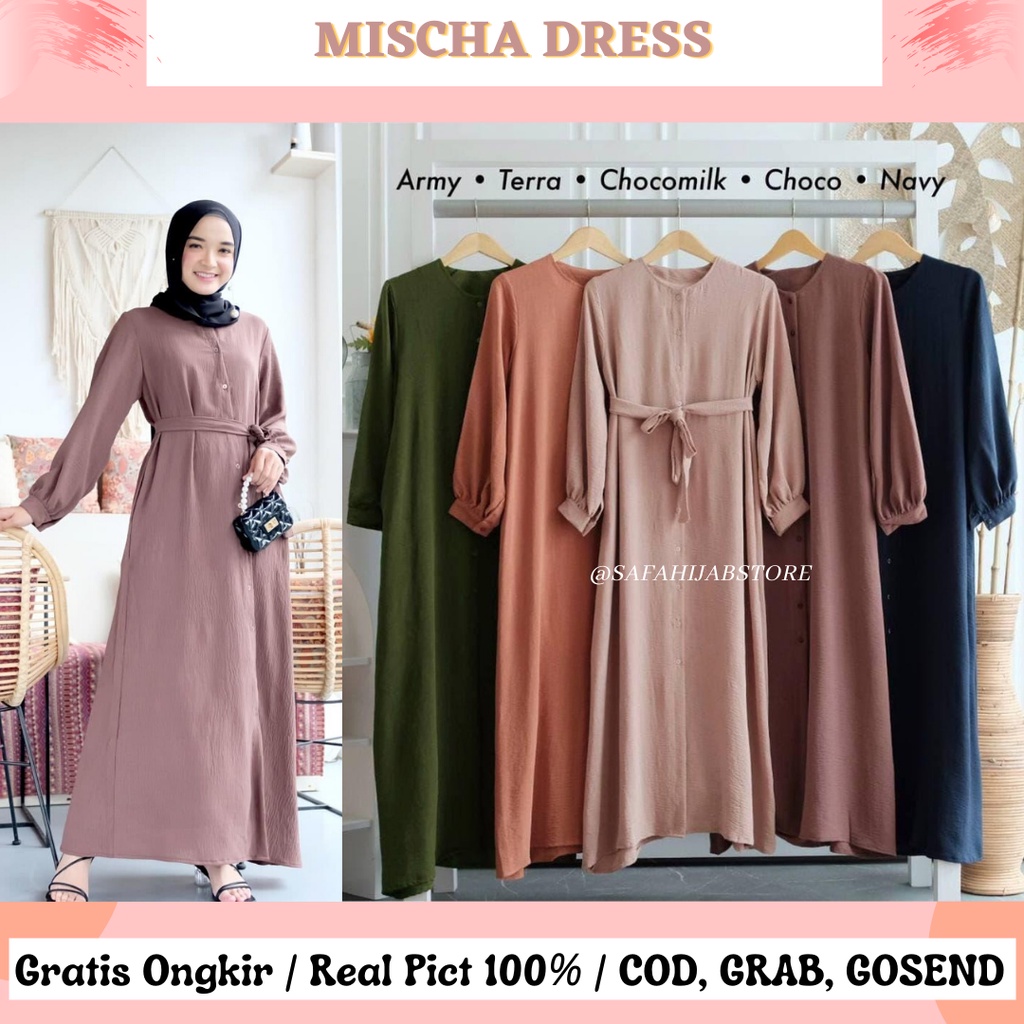 MISCHA DRESS / DRESS KONDANGAN / DRESS SIMPLE / BUSUI FRIENDLY