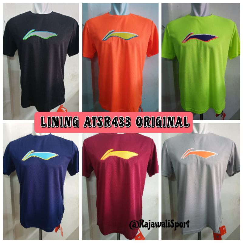 Baju Kaos Jersey Badminton Lining ATSQ-433 / ATSQ433 Original