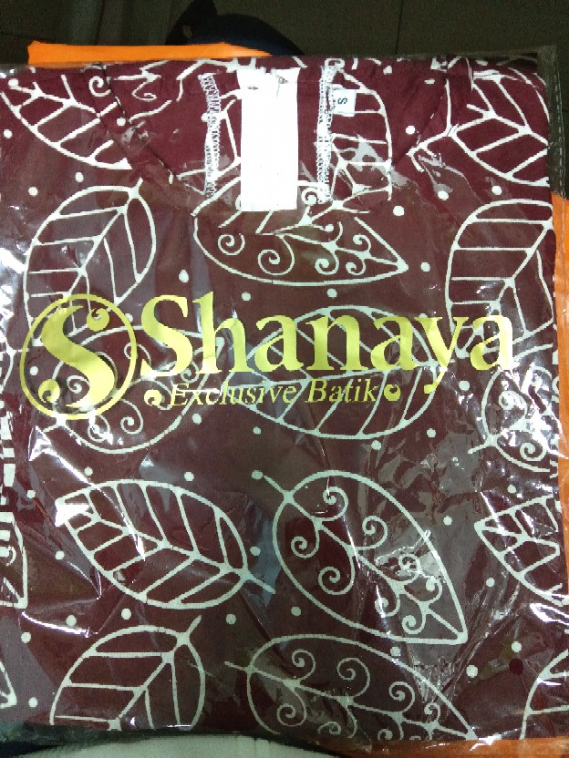 Shanaya Batik Tunik Pita Cap Garutan Kombinasi Kanaya Size S M L Xl Xxl