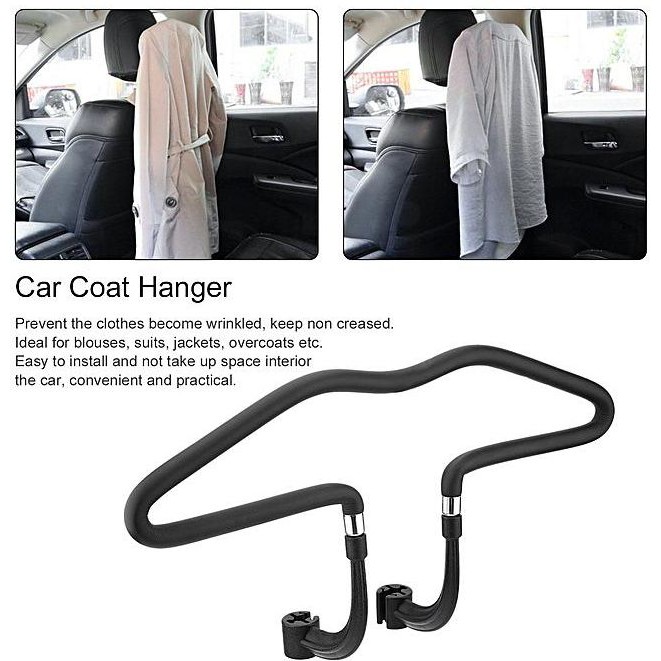 Premium Car Hanger Clothes Stainless Steel | Gantungan Jas Baju  Pakaian Mobil