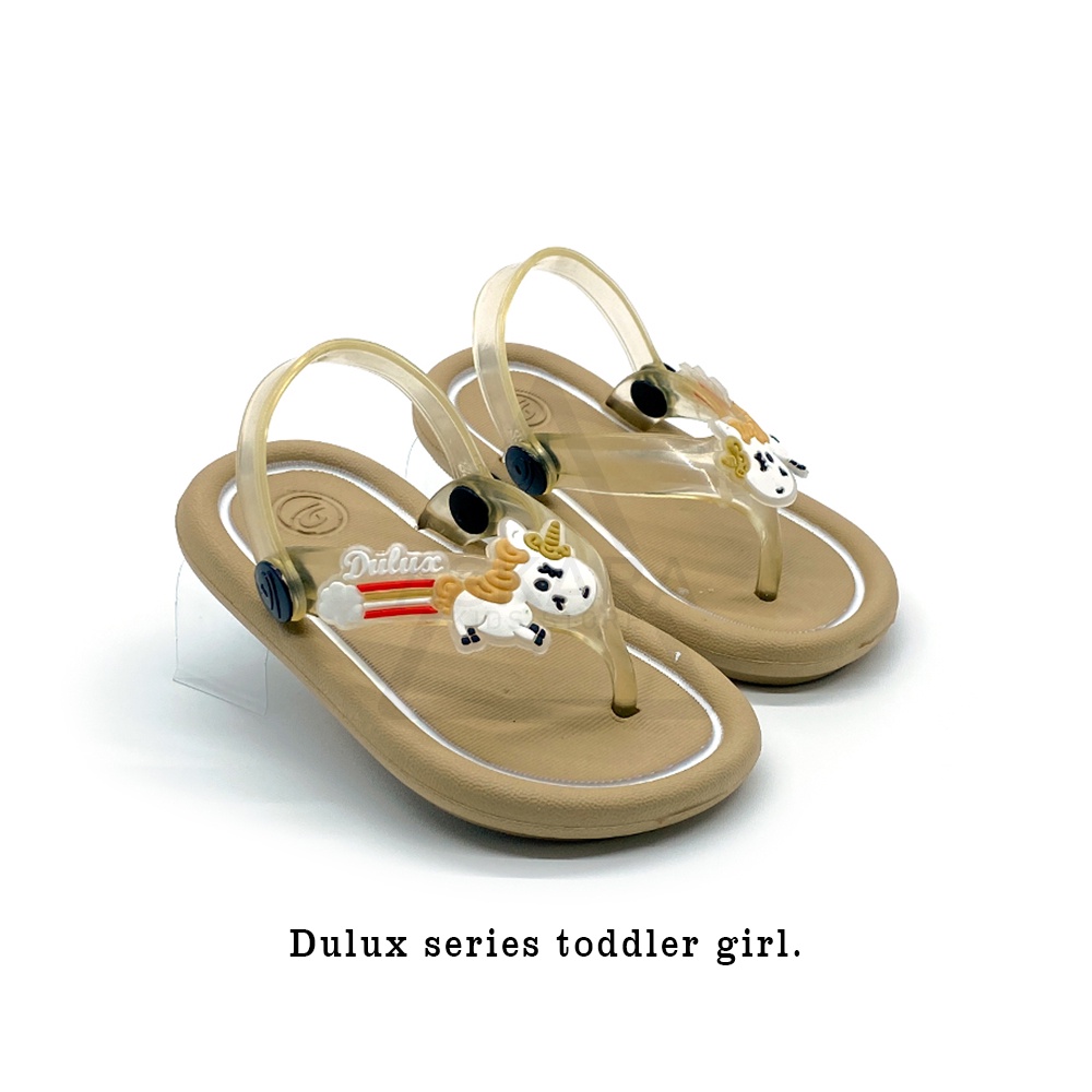 AKS - New Sandal Anak Perempuan Jepit Tali Belakang Model Unicorn Terbaru 1 - 3 Tahun COD