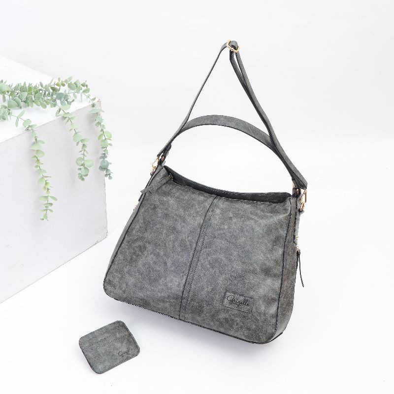 GRIZELLE ALICIA PREMIUM BAG (Size L, GREY)