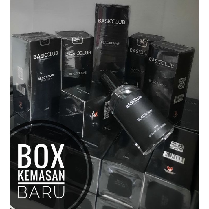 (DISTRI) NEW BASICCLUB PARFUM UNISEX BPOM botol 50 Ml NEW  AROMA PABRIK BARU