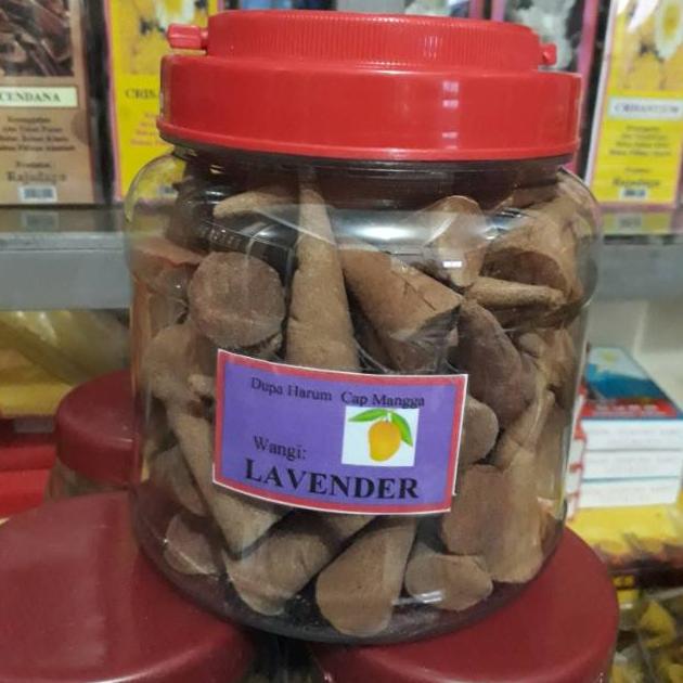 Dupa Kerucut Lavender Isi 100 Dupa