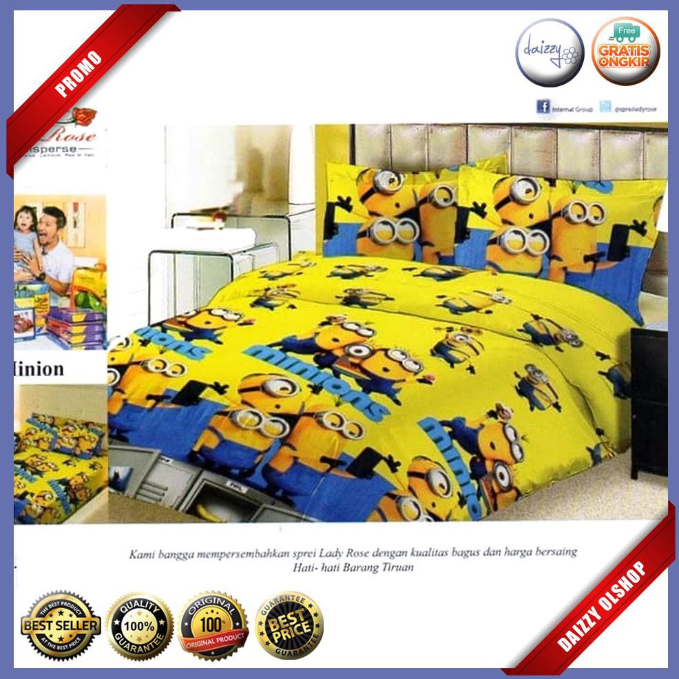 Sprei Lady rose 180 x 200 Minion ( King Size ) BMSB163