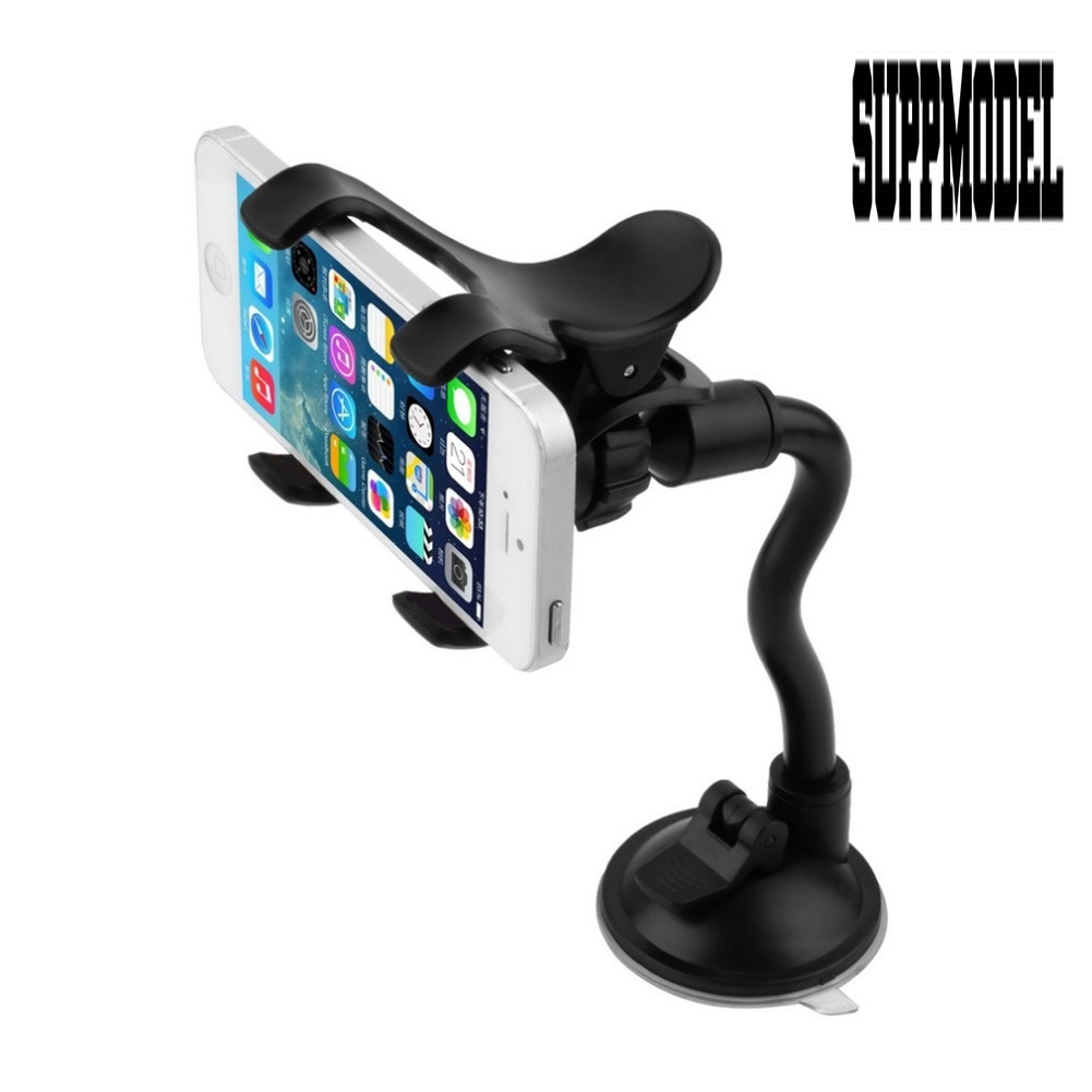 IPHONE Holder Handphone Universal 360 Derajat Untuk Kaca Depan Mobil Samsung