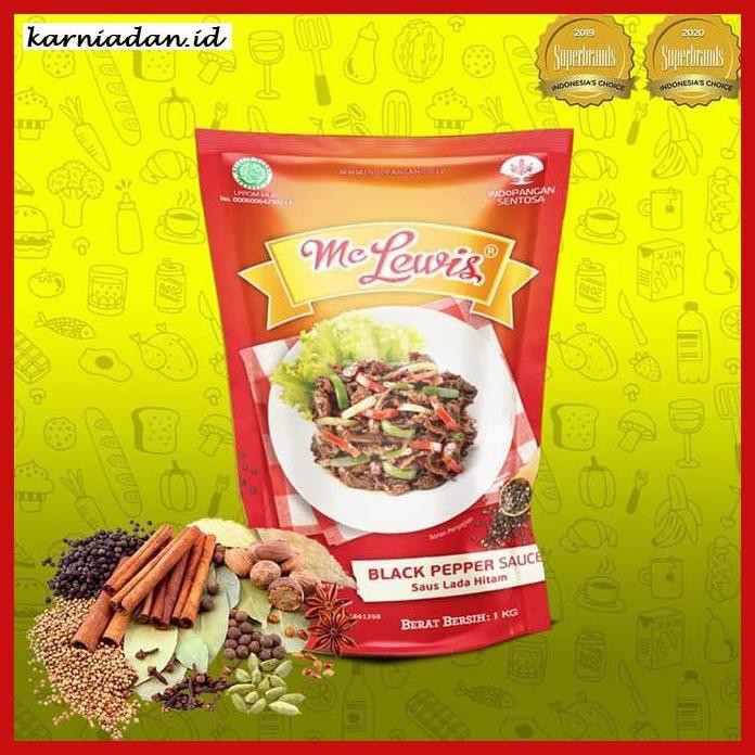 

gnidderdsaus- mc lewis blackpepper sauce - 1kg -asliiiiii.