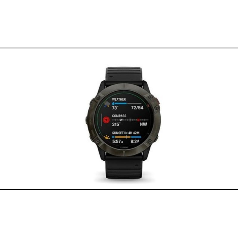 Garmin Fenix 6x pro solar titanium carbon gray DLC