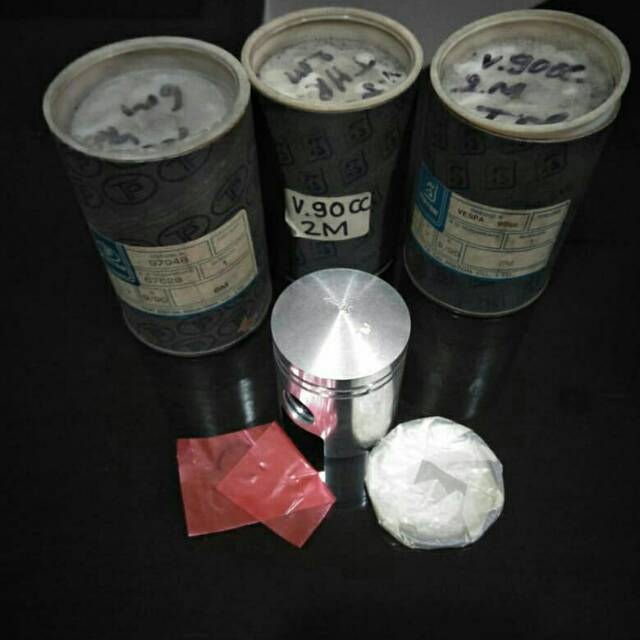 Seher + ring + piston vespa 90cc ukuran 2M