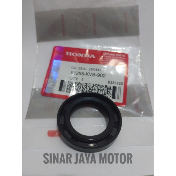 Sil Seal as roda belakang Vario Beat Spacy Scoopy karbu 091255-KVB-902 OIL SEAL 29X44X7