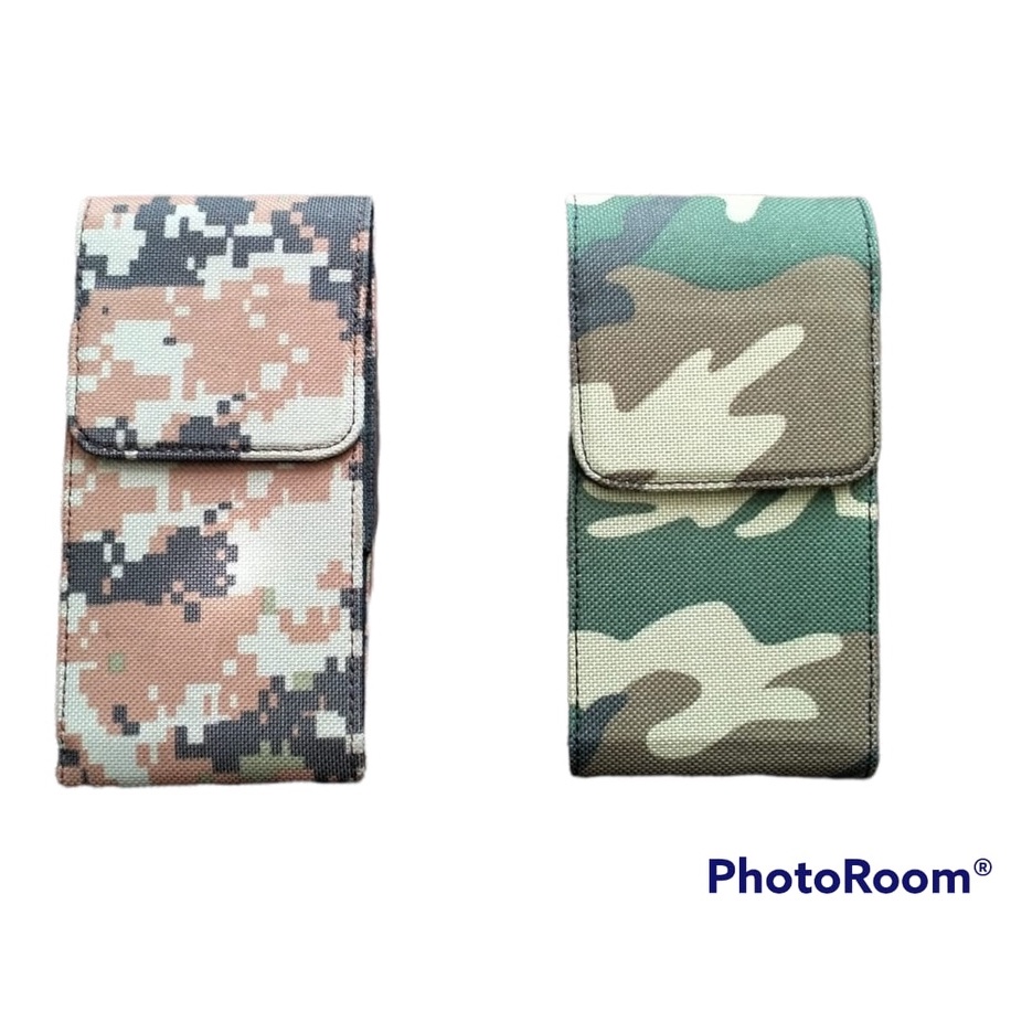 SARUNG DOMPET ARMY 4.5 INCH CASE DOMPET HANDPHONE PINGGANG / TEMPAT HP PINGGANG KULIT