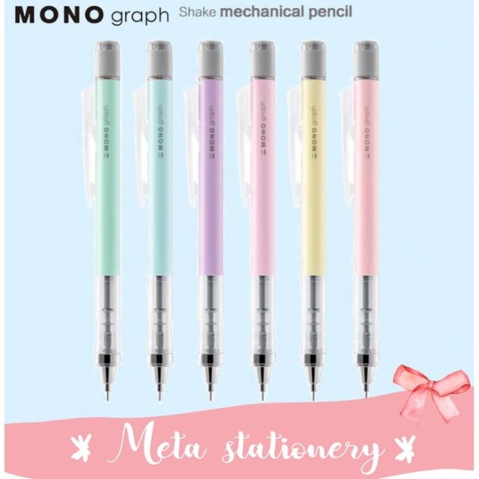 

Limited Pensil Mekanik Tombow Mono Graph Pastel Color 0.5Mm Terbatas