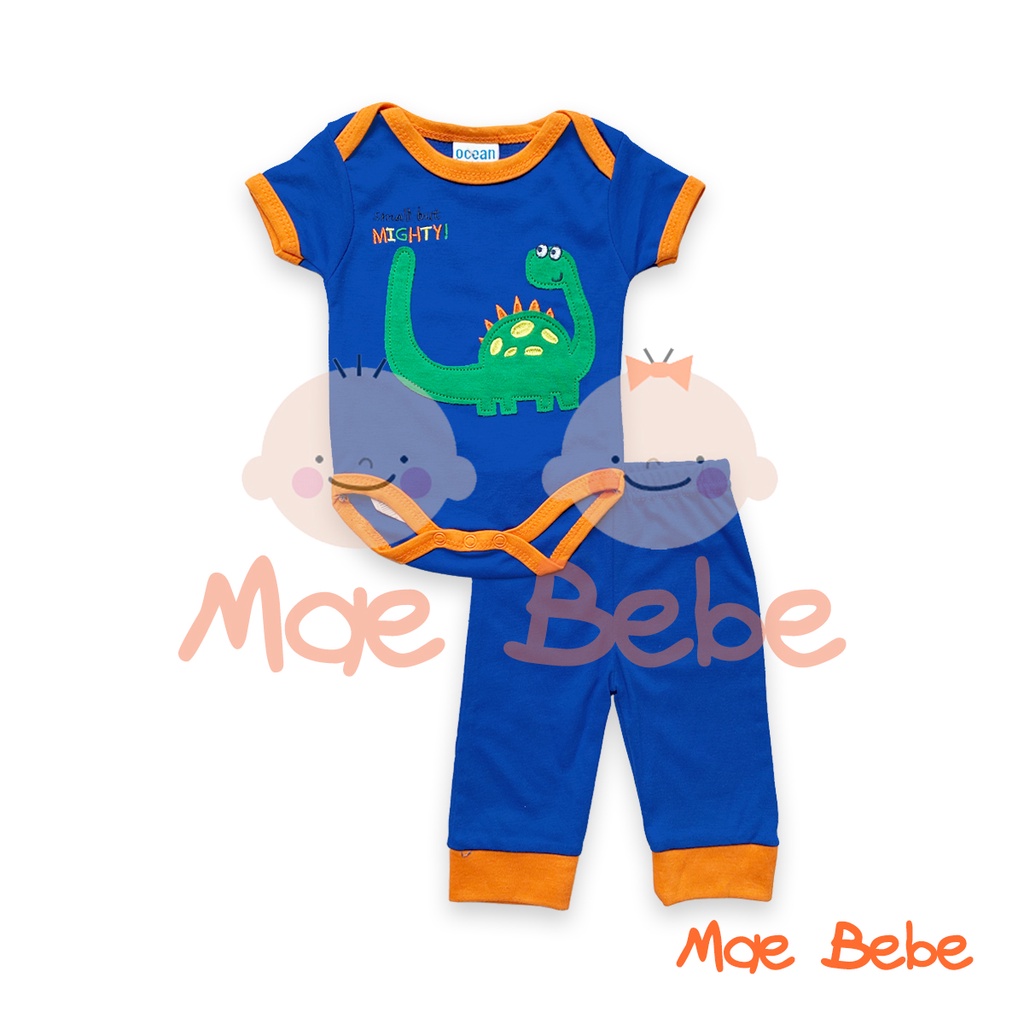 SALE Ocean 2 In 1 Setelan Jumper Pendek Celana Panjang Baju Set Bayi