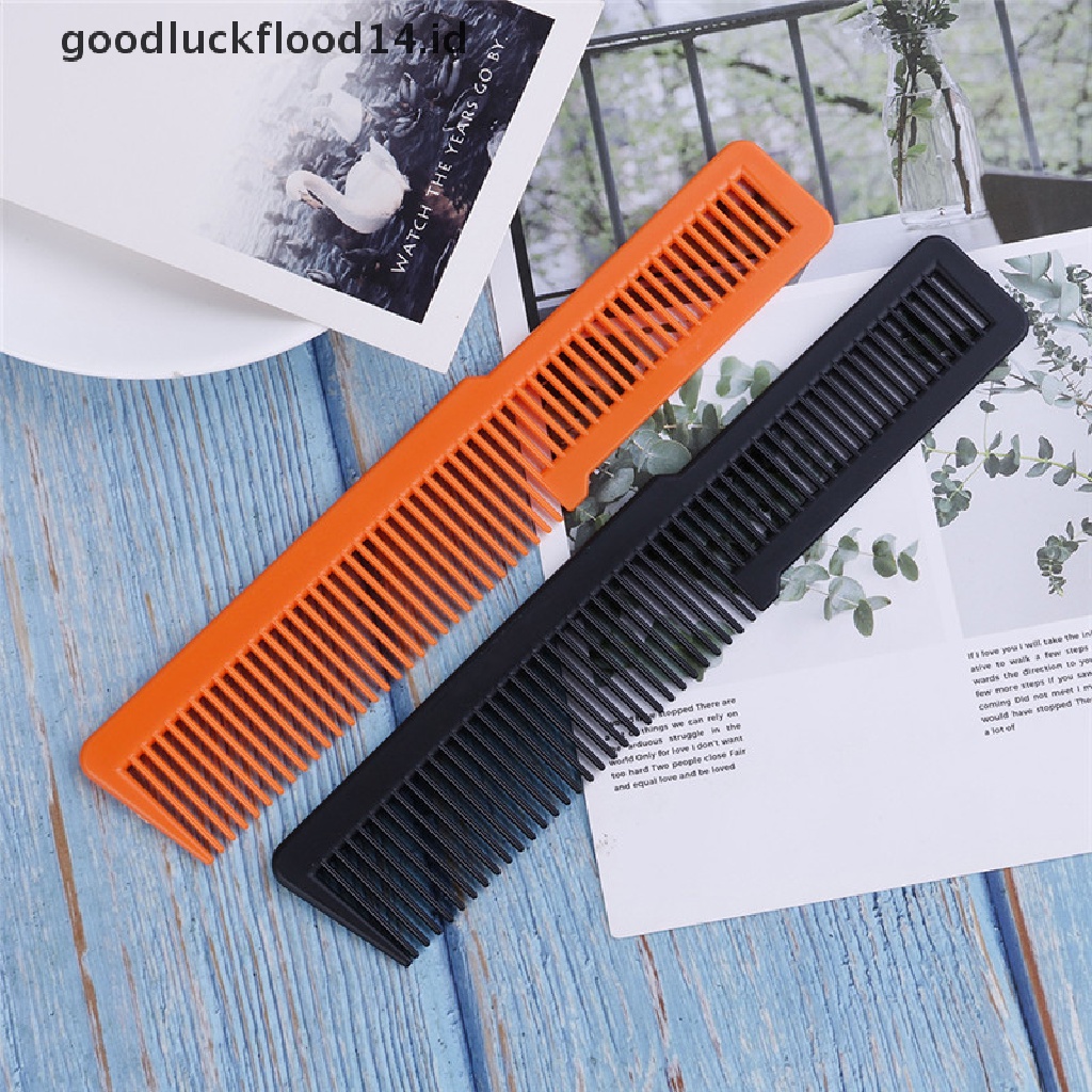 [OOID] 1Pc Plastic Hair Cutting Comb Durable Hair Salon Trimming Comb Hairdressing Tool ID