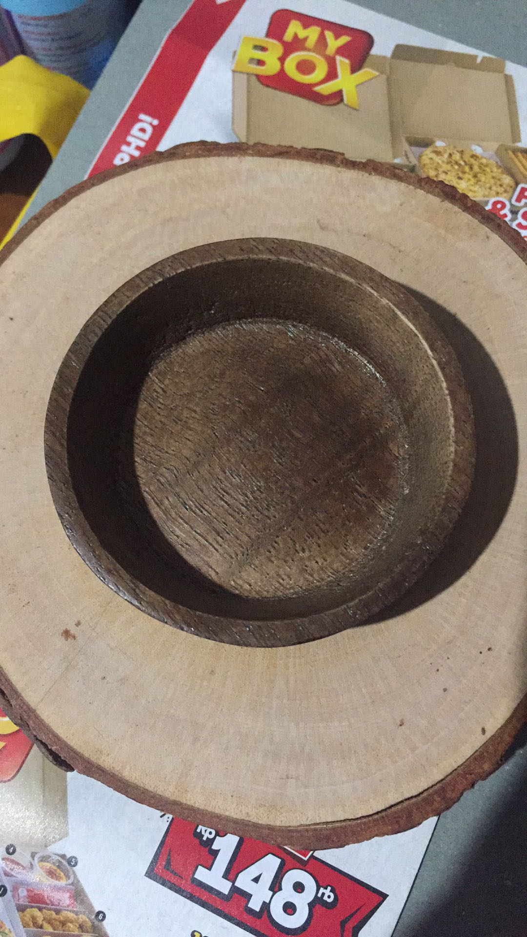 Piring Sambal Kayu Oesing Craft