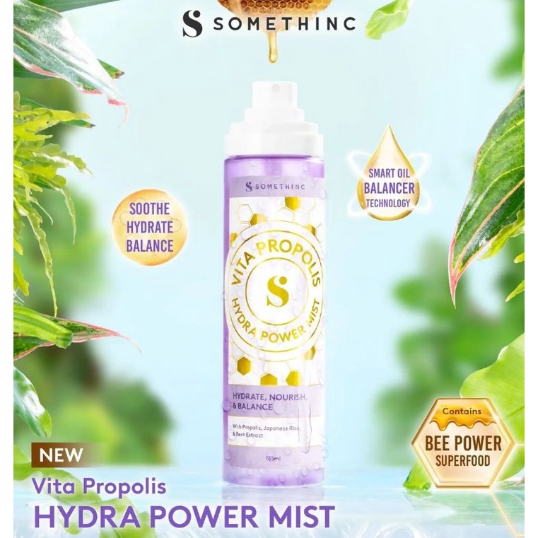 SOMETHINC Bee Power Series - Propolis Glow Lip Serum | Vita Propolis Hydra Power Mist