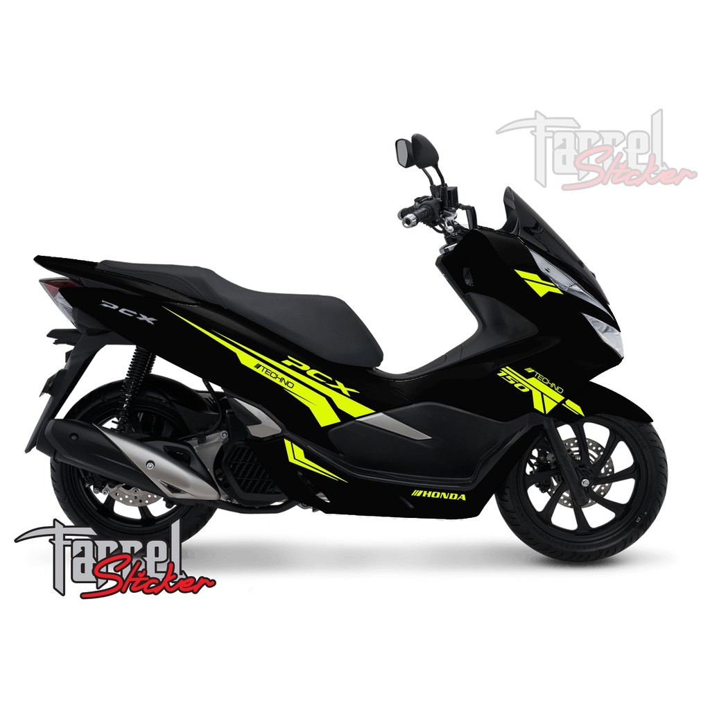 stiker pcx sticker stripping stabilo pcx hitam