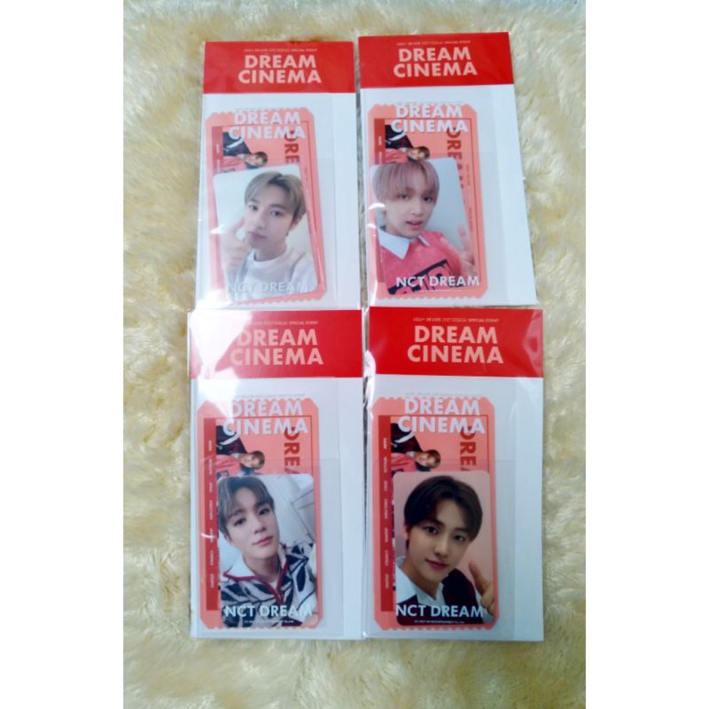 [SEALED] NCT DREAM AR TICKET XR DREAM CINEMA RENJUN HAECHAN JENO JAEMIN PHOTOCARD PC AR