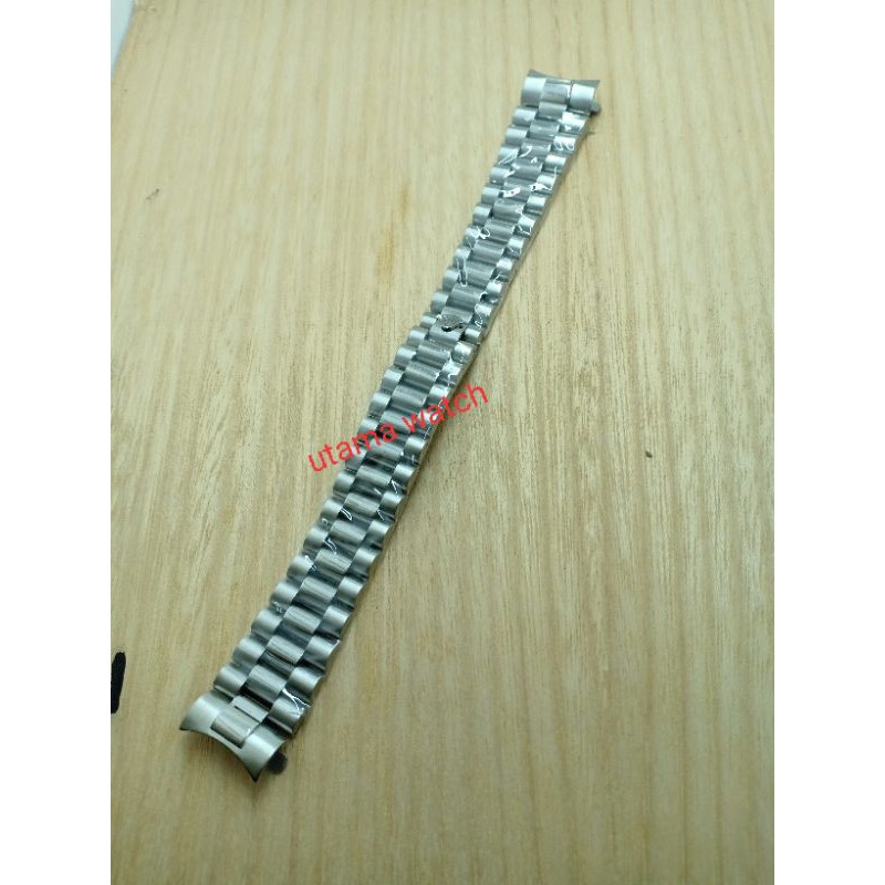 SETRAP TALI JAM ROLEX PERSIDENT 20MM STANLESS STEEL