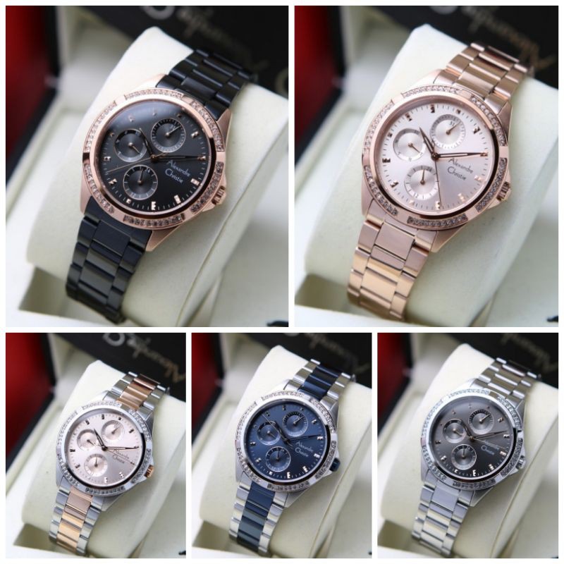 Jam Tangan Wanita Alexandre Christie Ac 2902 Original