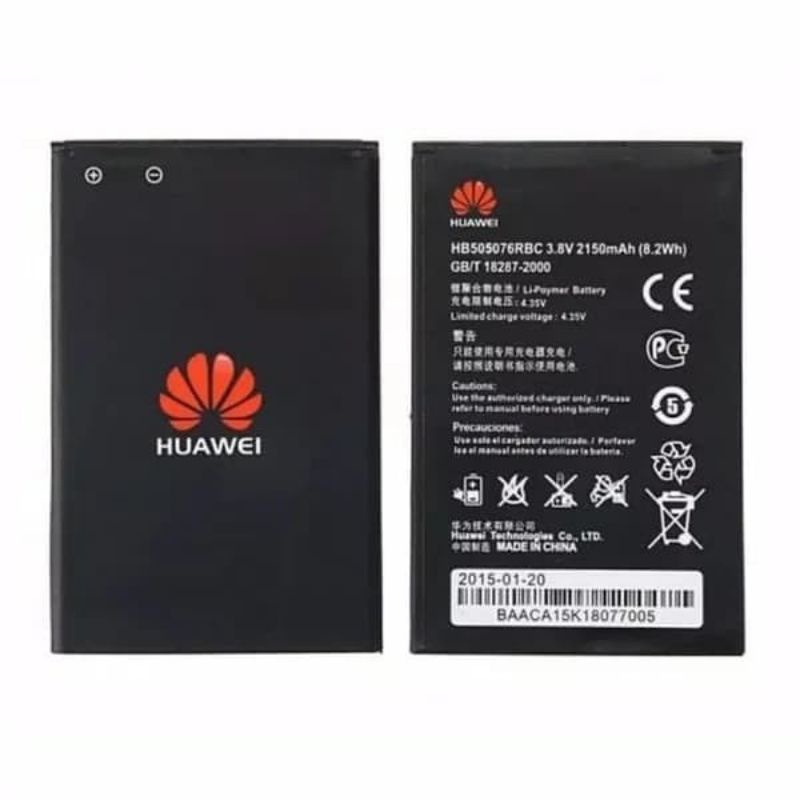 Batterai Huawei HB505076RBC / Y311 / Y3 II / Y600/ U22 / U20 /  A199 / Lua-U22 / C8815 / G606 / G610 / G610S Original Baterai