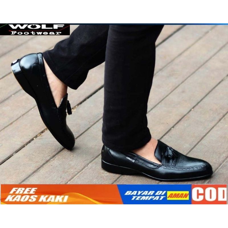 Sepatu Loafers PRIA CEVANY DERROSA SHOES LikeProject 100% KULIT ASLI SANTAI KASUAL COWO LAKI