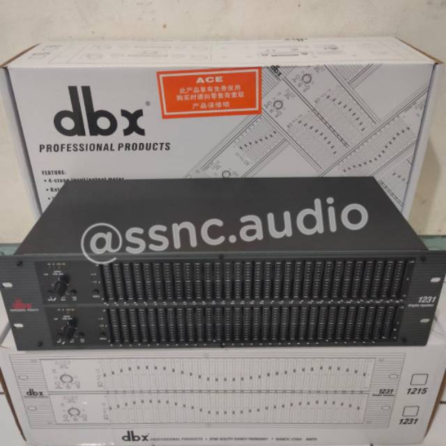 EQUALIZER DBX 1231/DXB1231 (2 × 31 Channel) GRADE A