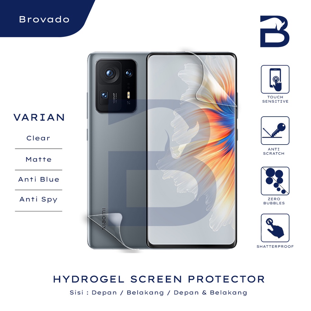 Hydrogel Premium Sparta Xiaomi Mi Mix 4 Anti Gores Screen Protector Full Cover - Non Tempered Glass