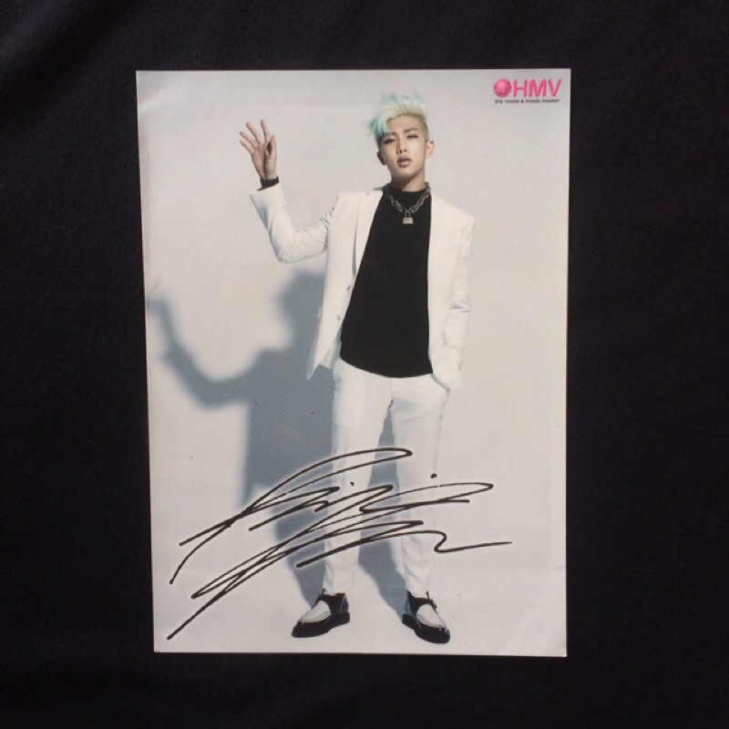 [RARE] BTS WAKE UP JAPAN ALBUM NAMJOON/RM HMV POST CARD