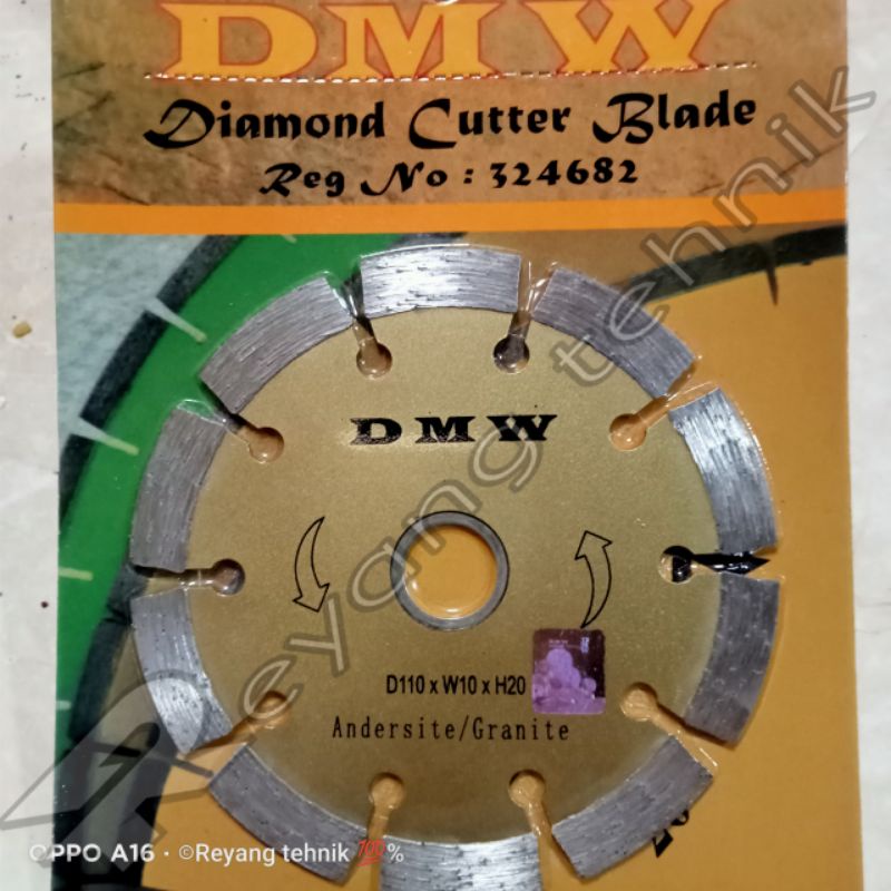 Mata Gerinda 4 inch Potong Keramik Granit DMW ANDERSITE Type Dry