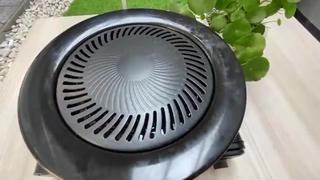 Smokeless BBQ Grill Pan Bulat Kompor High Quality / Alat Panggang