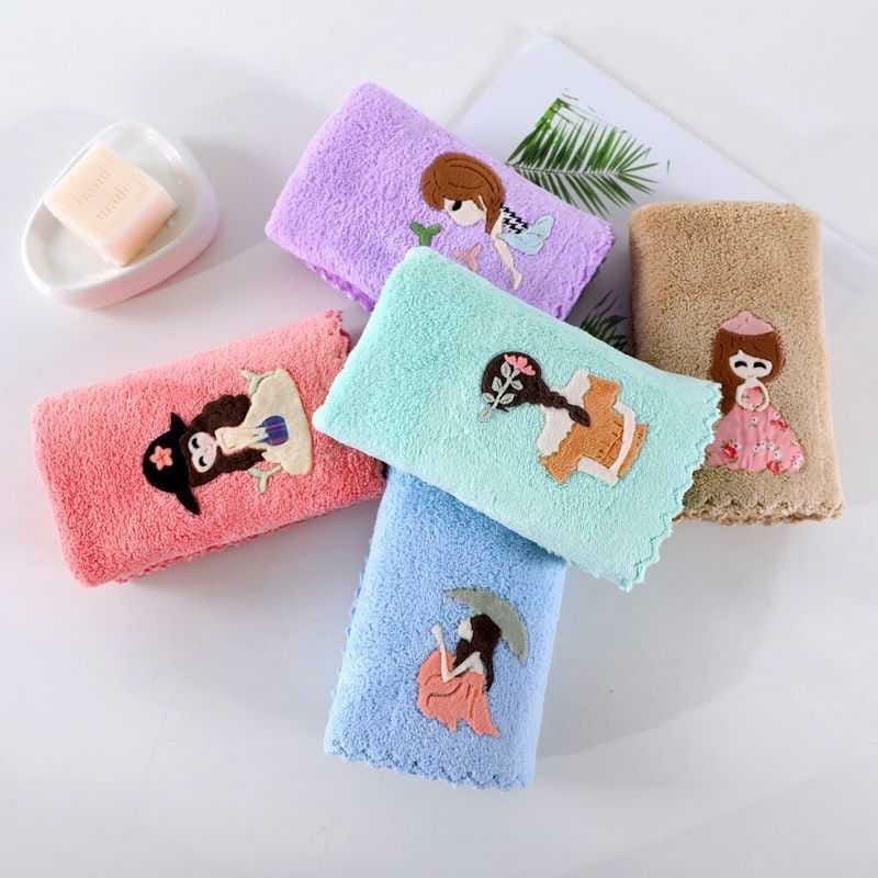 Handuk Mandi Anak Bahan Microfiber Lembut Ukuran 35x75cm / Handuk keramas / Handuk Lap Muka