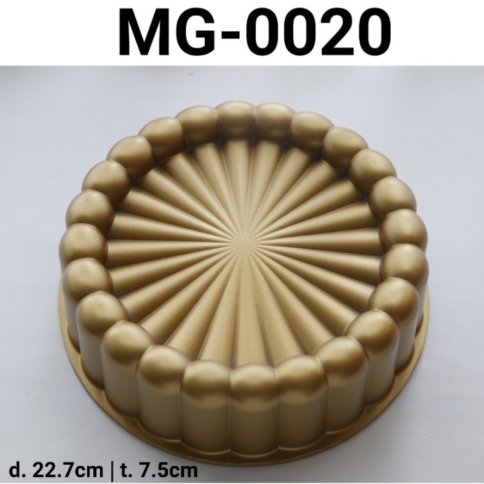 

MG-0020 LOYANG CHARLOTTE PAN BUNDT PAN PUDDING BOLU BULAT TIRAMISU OBRAL DISKON
