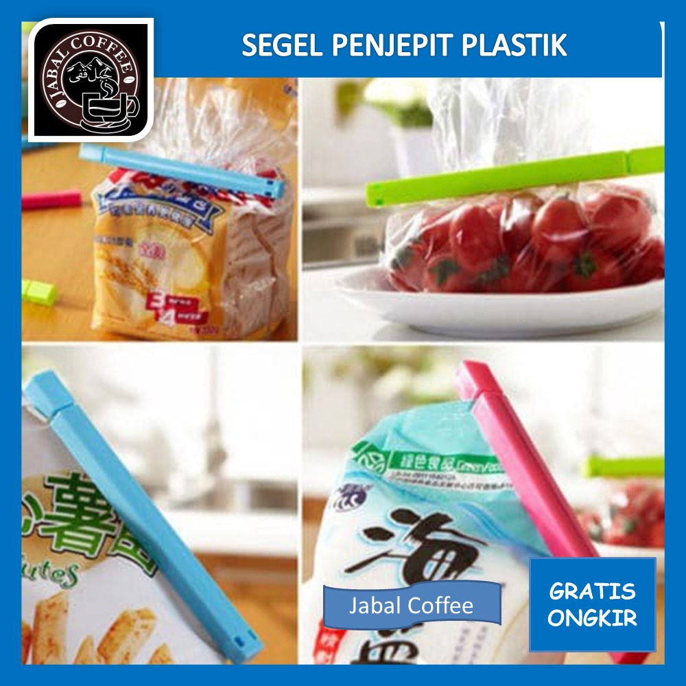 Jepit Kantong Makanan / Segel Penjepit Plastik / Klip Seal Sealer Kemasan Kotak / Penyegel Makanan