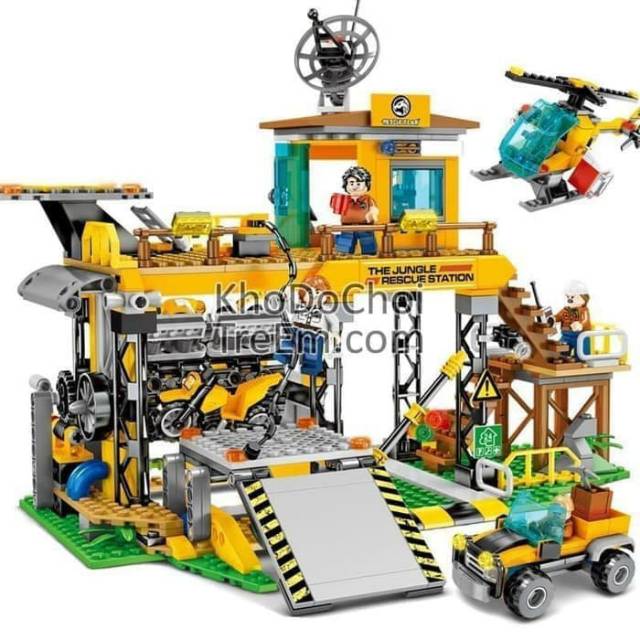 Bricks Pasukan rescue team the jungle station sembo 603032