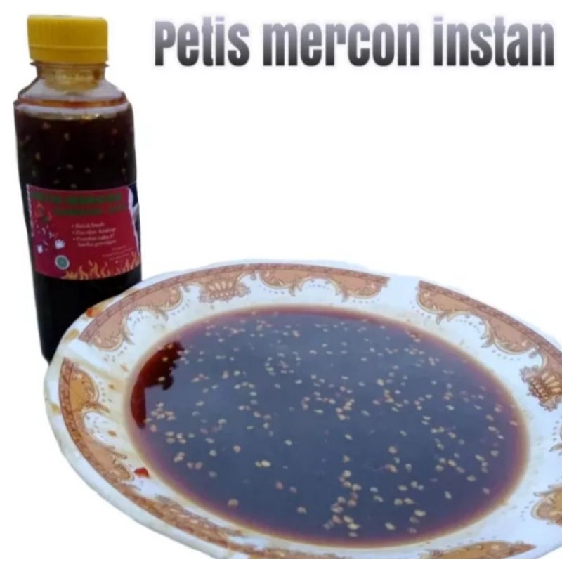 

Petis Mercon 1 Botol Isi 250 ml / Petis Siap Saji Bisa Langsung Rujaan