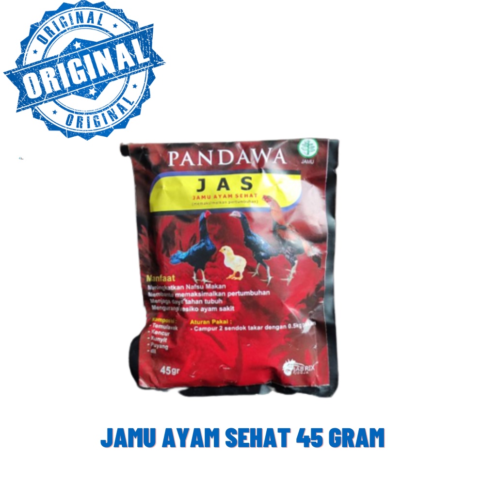 PANDAWA JAS 45 gram  - menambah nafsu makan