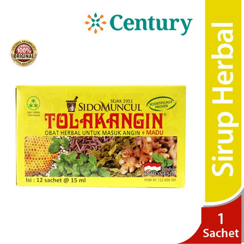 Jamu Tolak Angin madu 1 Sachet