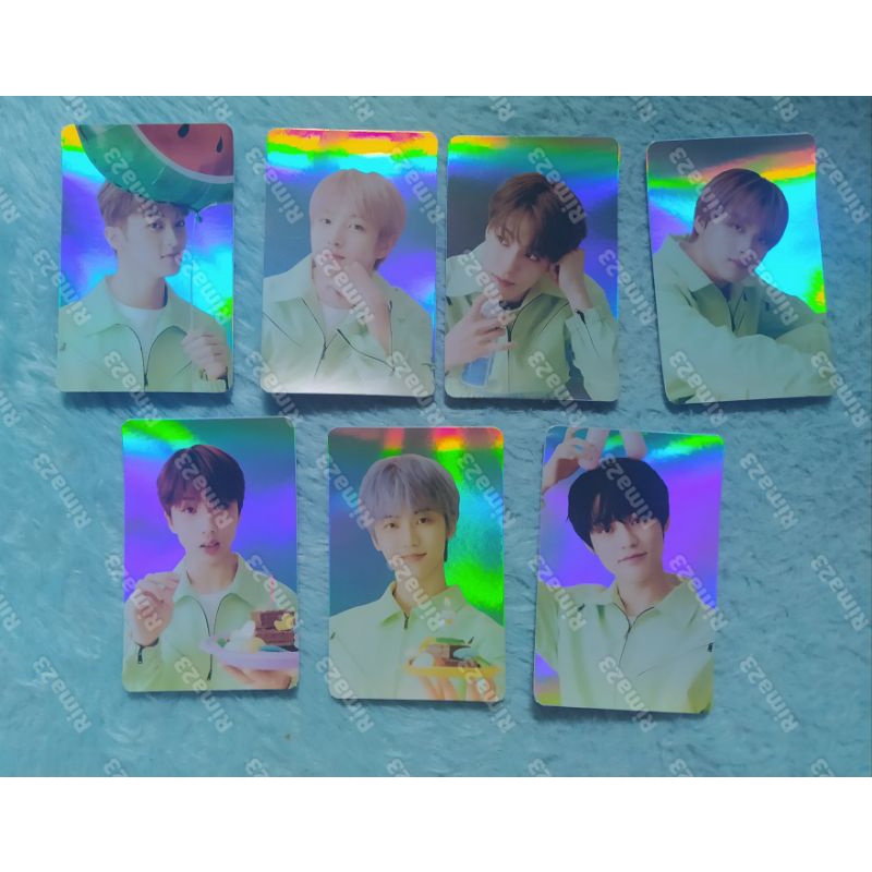 photocard pc Hologram nct dream benefit aladin SG 2021 set