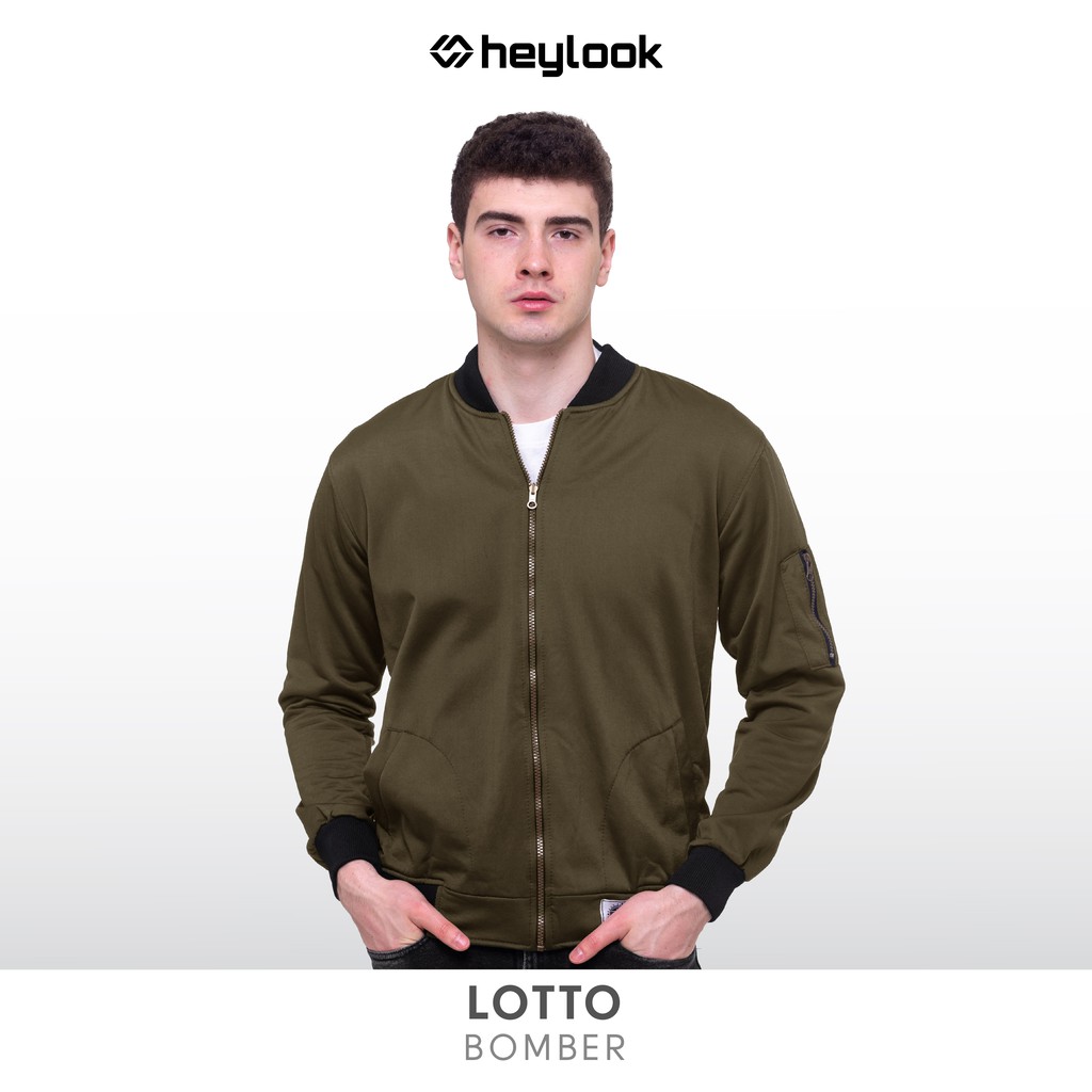 Jual HEYLOOK Official - Jaket Pria Bomber Lotto Pria Jaket Polos Jaket ...