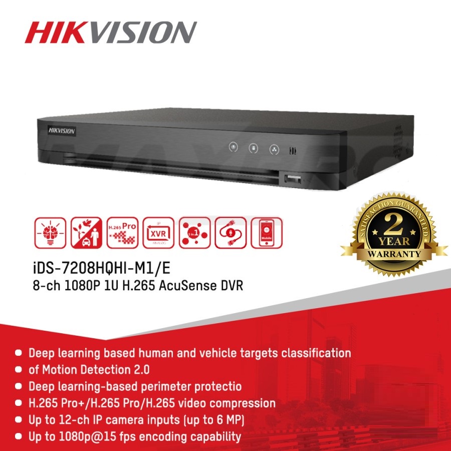 PAKET CCTV HIKVISION 2MP 7 KAMERA TANPA HDD SIAP PASANG