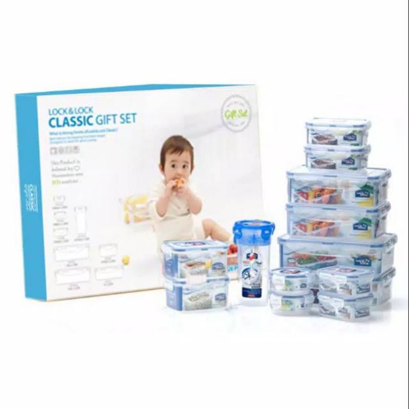 Lock n lock gift set 13pcs