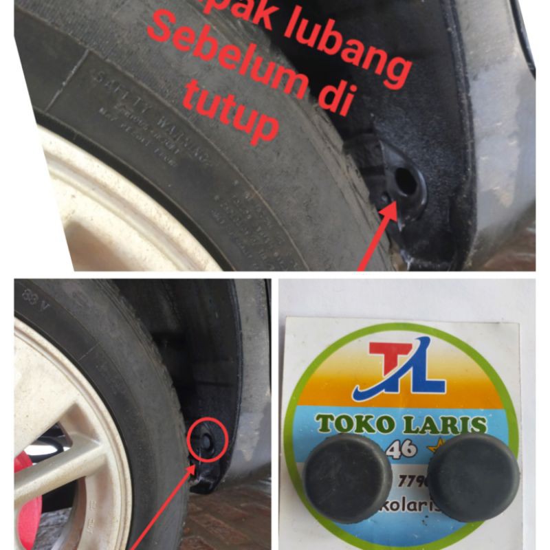 Promo  Karet Tutup Lobang Spakbor Belakang Avanza Xenia